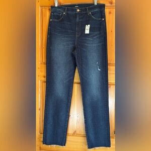 Express Modern Straight High Rise Dark Wash Women’s Jeans Size 12
